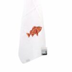 Geschirrtuch weiß, Rotbarsch