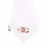 Geschirrtuch weiß, Hummer