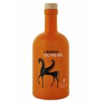 Olivenöl mit Zitrone in Design-Keramikflasche